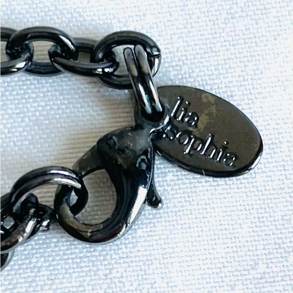 New 44” Gunmetal Orange Necklace - Picture 8 of 8